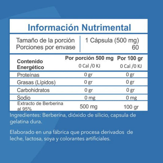 Essentials Berberina 95% 500mg - 120 Caps