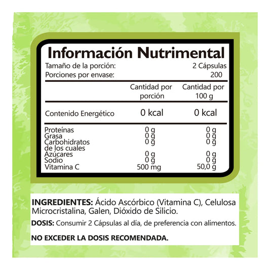 NATURAL GREEN VITAMINA C
