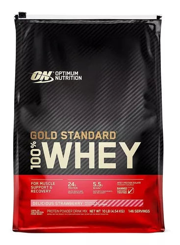 Optimum Nutrition Gold Whey Standar 100% 10 lbs