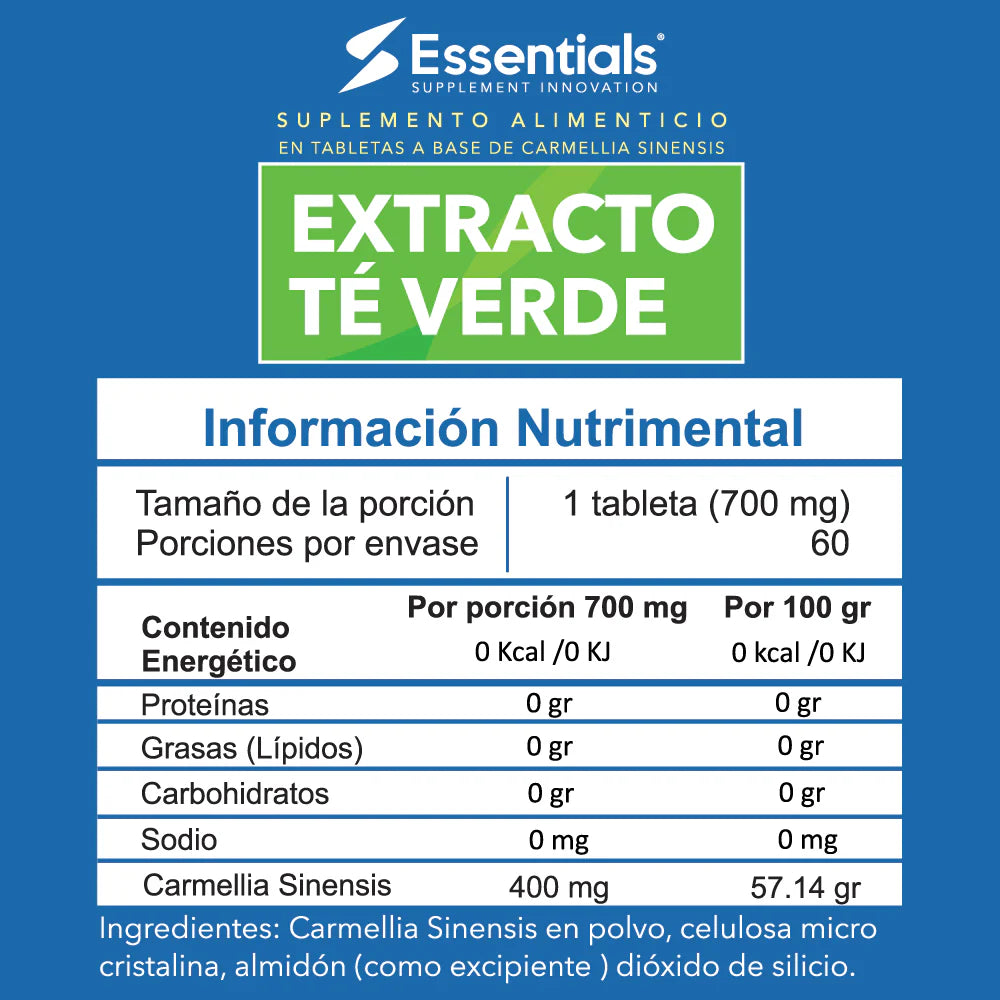 Essentials Extracto de Té Verde