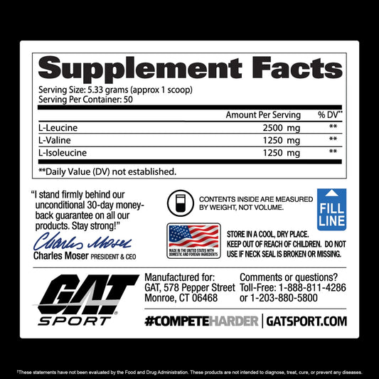 GAT SPORT BCAA POWDER