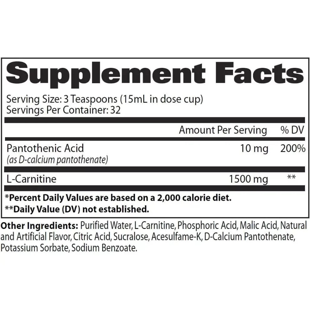L-CARNITINA LIQUIDA 3000MG GAT