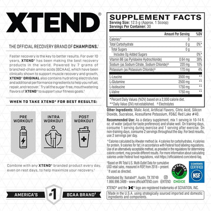 XTEND BCAAS + ELECTROLITOS 30 SERVICIOS