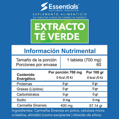 Essentials Extracto de Té Verde