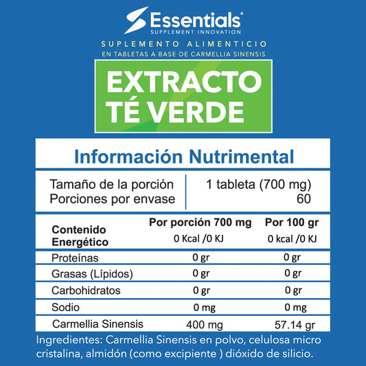 Essentials Extracto de Té Verde