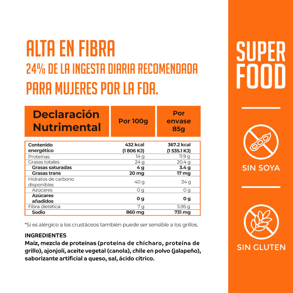 Gricha Cricket Powered Churritos