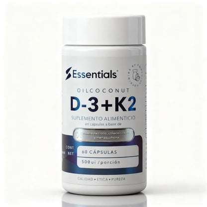 Vitamina d3 + k2 essentials