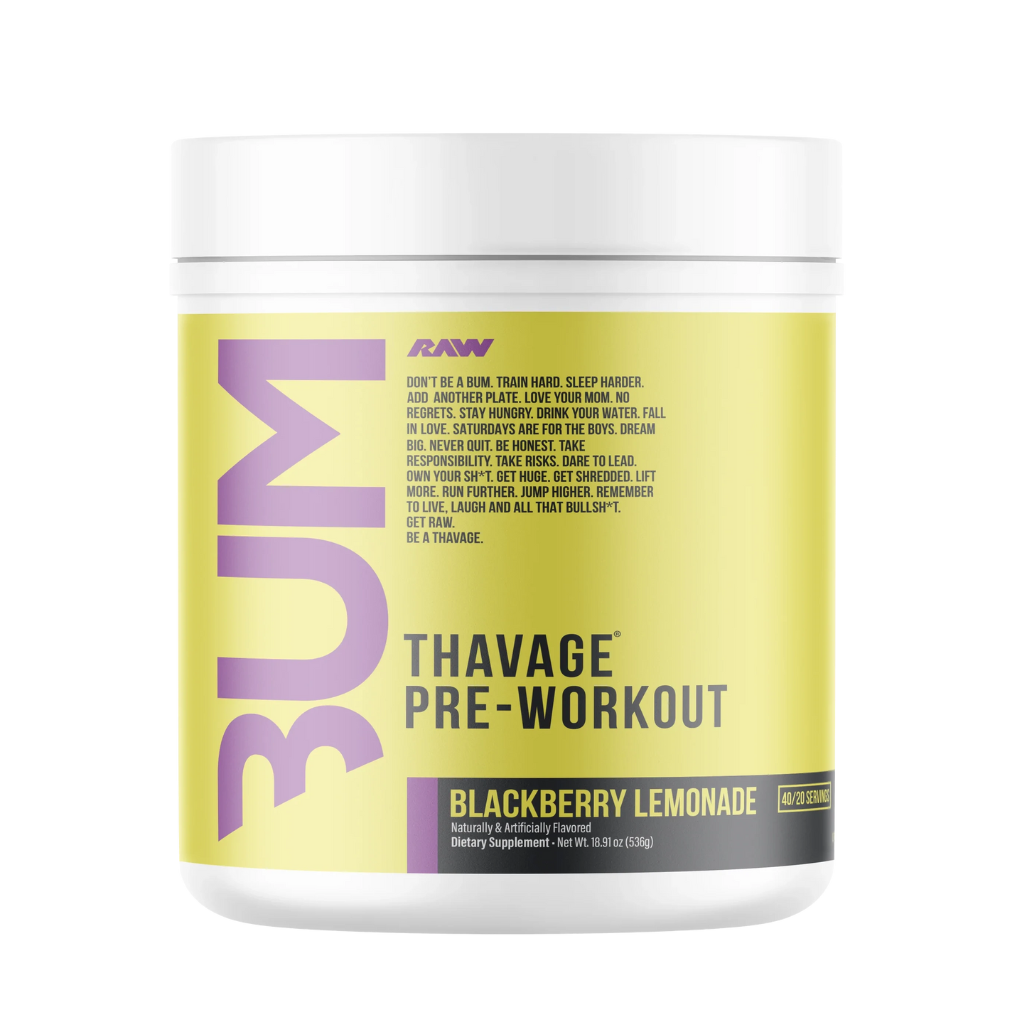 CBUM Thavage Pre-Workout